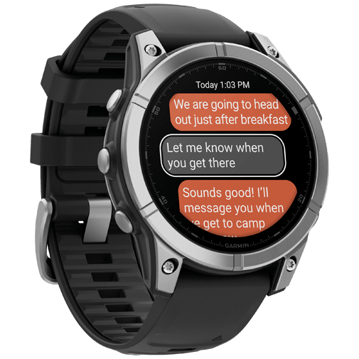 Garmin Garmin Fenix E 47mm Smartwatch - Roestvrij Staal & Zwart