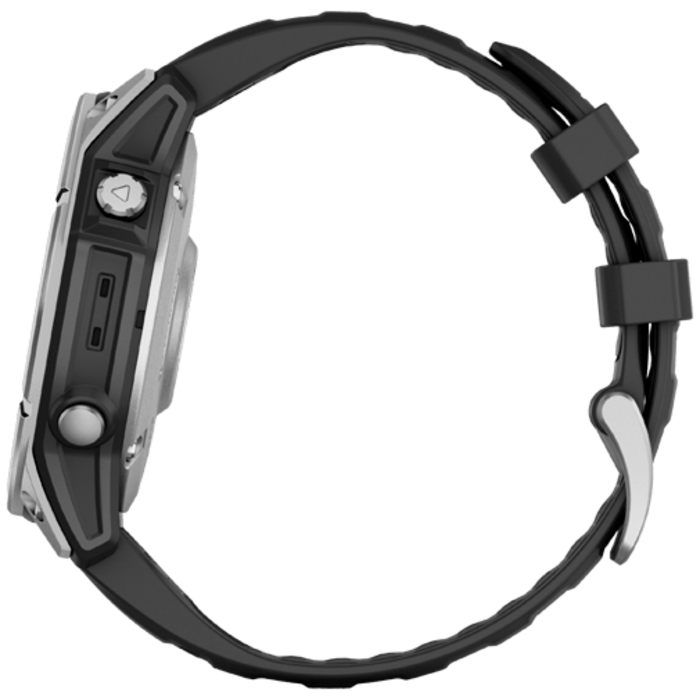 Garmin Garmin Fenix E 47mm Smartwatch - Roestvrij Staal & Zwart
