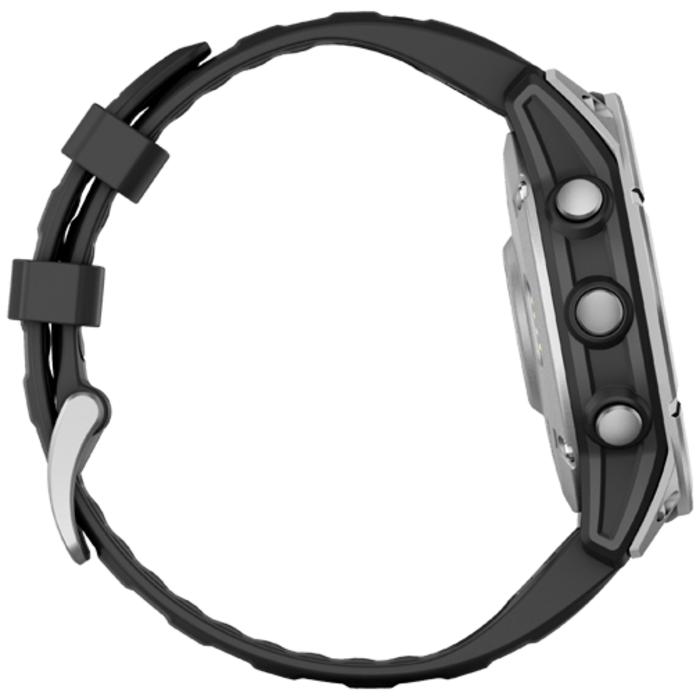Garmin Garmin Fenix E 47mm Smartwatch - Roestvrij Staal & Zwart