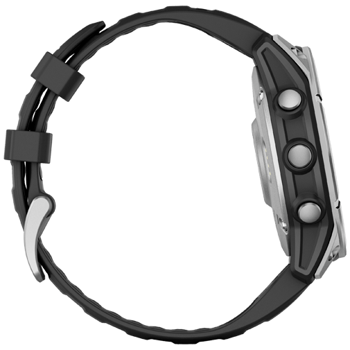 Garmin Garmin Fenix E 47mm Smartwatch - Roestvrij Staal & Zwart