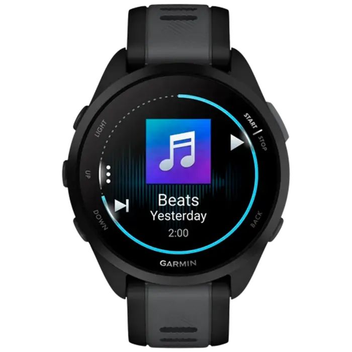 Garmin Garmin Forerunner 165 Music - GPS Hardloophorloge - Zwart / Leigrijs