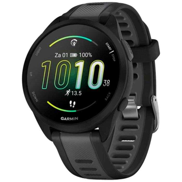 Garmin Garmin Forerunner 165 Music - GPS Hardloophorloge - Zwart / Leigrijs