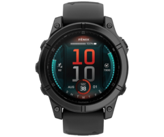 Garmin Garmin Fenix E 47mm AMOLED Smartwatch - Slate Grey Steel / Zwart