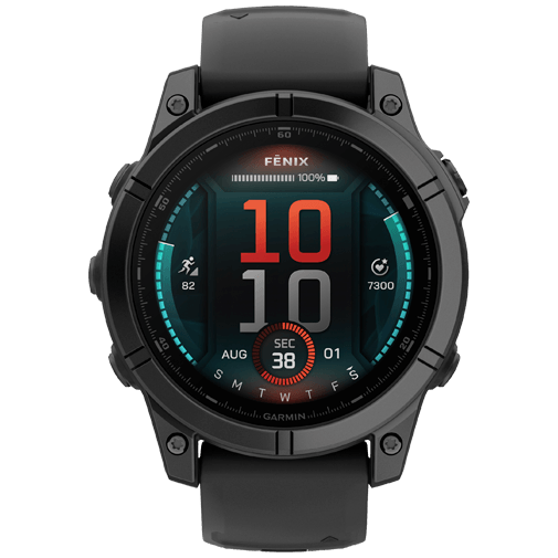 Garmin Garmin Fenix E 47mm AMOLED Smartwatch - Slate Grey Steel / Zwart