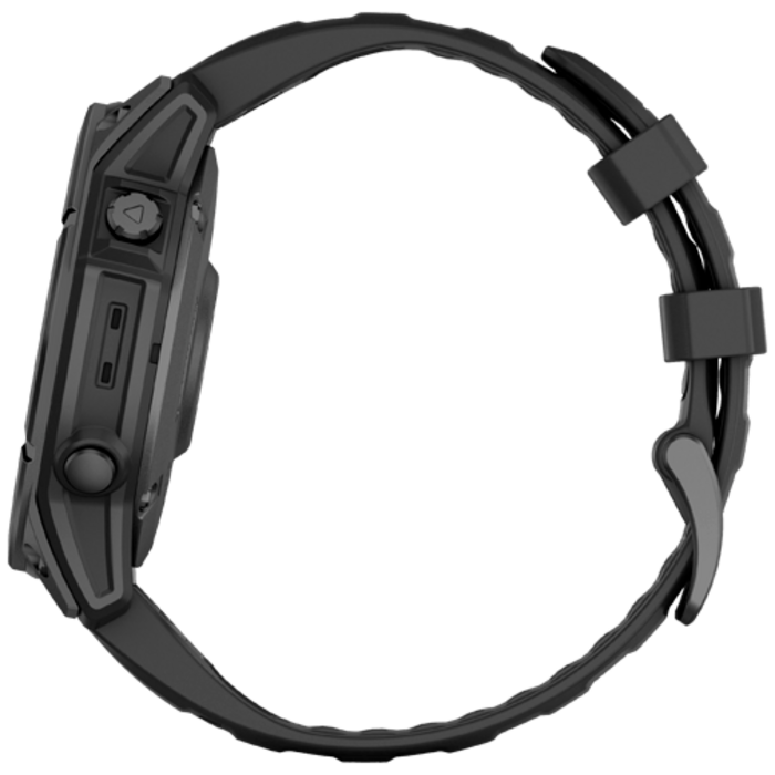 Garmin Garmin Fenix E 47mm AMOLED Smartwatch - Slate Grey Steel / Zwart