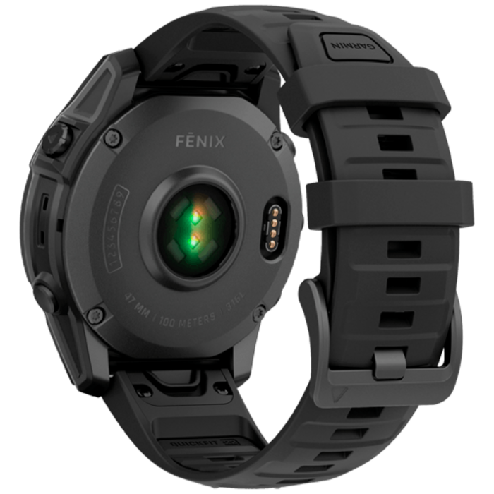 Garmin Garmin Fenix E 47mm AMOLED Smartwatch - Slate Grey Steel / Zwart