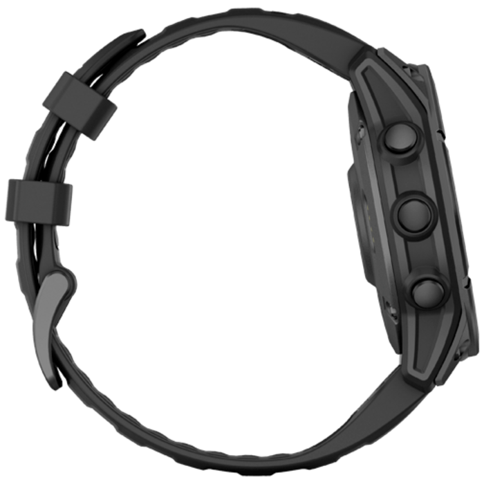 Garmin Garmin Fenix E 47mm AMOLED Smartwatch - Slate Grey Steel / Zwart