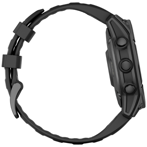 Garmin Garmin Fenix E 47mm AMOLED Smartwatch - Slate Grey Steel / Zwart