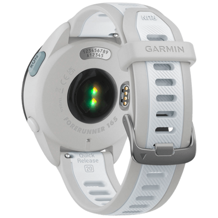 Garmin Garmin Forerunner 165 Music GPS Hardloophorloge - Mist Grey / Whitestone