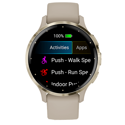 Garmin Garmin Venu 3S Smartwatch - Soft Gold met Beige Siliconenband (41mm)