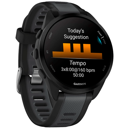 Garmin Garmin Forerunner 165 GPS Hardloophorloge - Zwart / Slate Grey