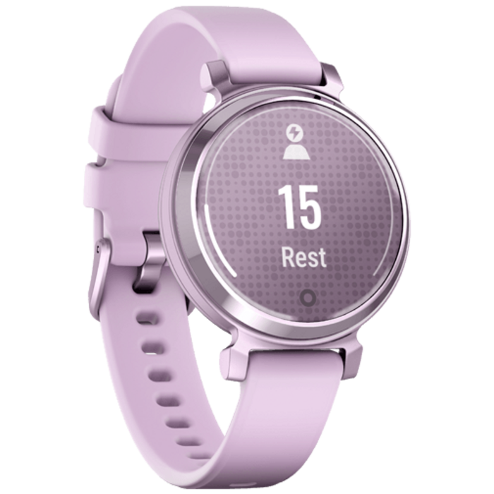 Garmin Garmin Lily 2 Smartwatch - Metallic Lilac (Paarse Siliconenband)