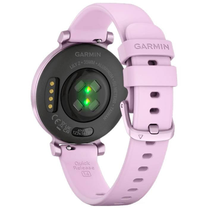 Garmin Garmin Lily 2 Smartwatch - Metallic Lilac (Paarse Siliconenband)