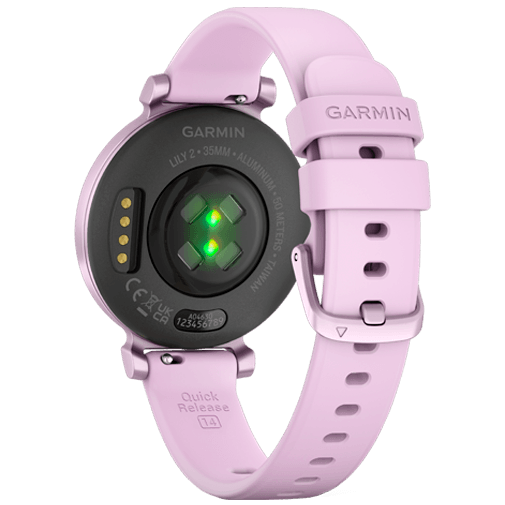 Garmin Garmin Lily 2 Smartwatch - Metallic Lilac (Paarse Siliconenband)