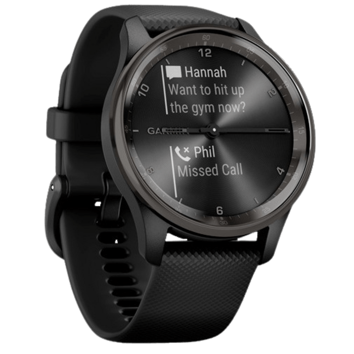 Garmin Garmin vívomove Trend Hybride Smartwatch - Zwart (40mm)