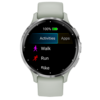 Garmin Garmin Venu 3S Smartwatch - Zilver met Saliegrijze Siliconenband