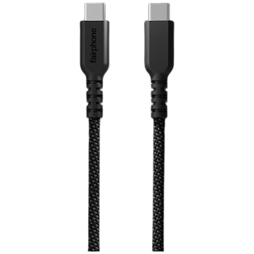Fairphone Fairphone Long Life USB-C naar USB-C Kabel met USB-A Adapter - 1m