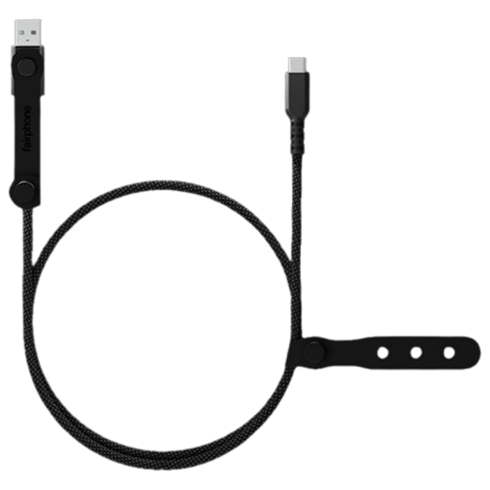 Fairphone Fairphone Long Life USB-C naar USB-C Kabel met USB-A Adapter - 1m