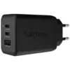 Fairphone Fairphone 65W Triple-Port Snellader - GaN USB-C & USB-A - Zwart