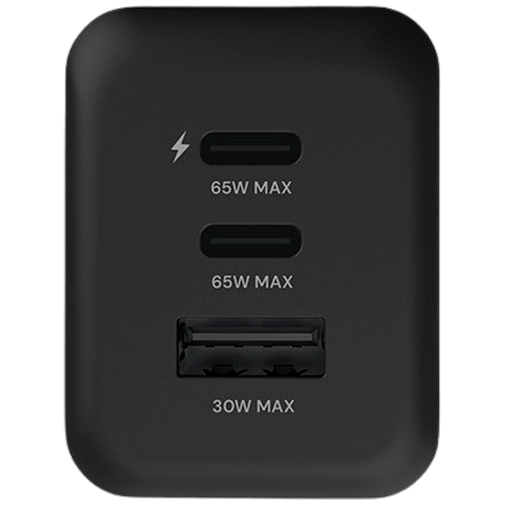 Fairphone Fairphone 65W Triple-Port Snellader - GaN USB-C & USB-A - Zwart, foto 2 van 4