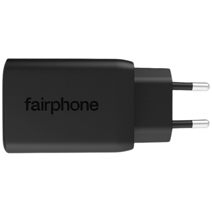 Fairphone Fairphone 65W Triple-Port Snellader - GaN USB-C & USB-A - Zwart