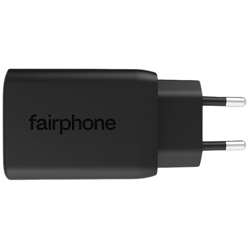 Fairphone Fairphone 65W Triple-Port Snellader - GaN USB-C & USB-A - Zwart, foto 3 van 4
