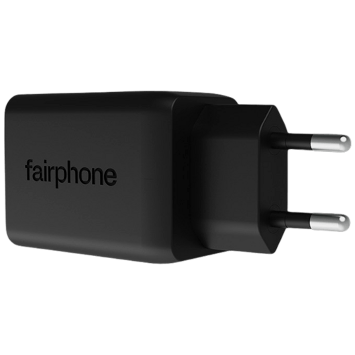 Fairphone Fairphone 65W Triple-Port Snellader - GaN USB-C & USB-A - Zwart