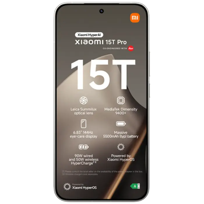 Xiaomi Xiaomi 15T Pro 5G - 1TB Opslag - 12GB RAM - Titan Gray