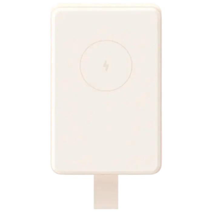 Xiaomi Xiaomi Magnetische Draadloze Powerbank 6.000mAh - Qi 2.0 & Standaard - Beige