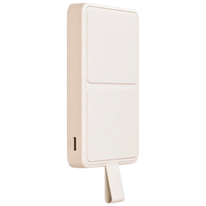 Xiaomi Xiaomi Magnetische Draadloze Powerbank 6.000mAh - Qi 2.0 & Standaard - Beige