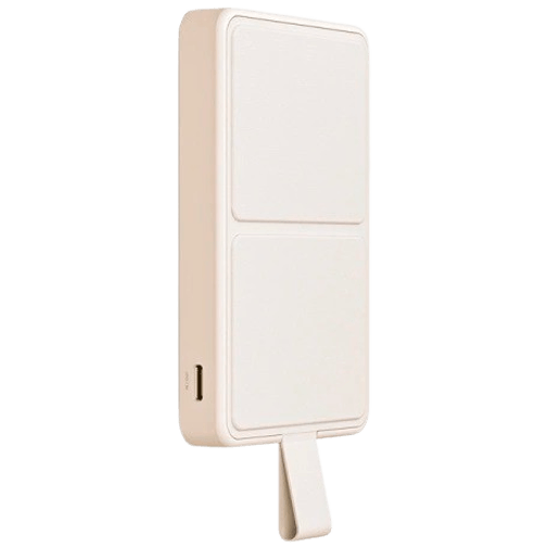 Xiaomi Xiaomi Magnetische Draadloze Powerbank 6.000mAh - Qi 2.0 & Standaard - Beige