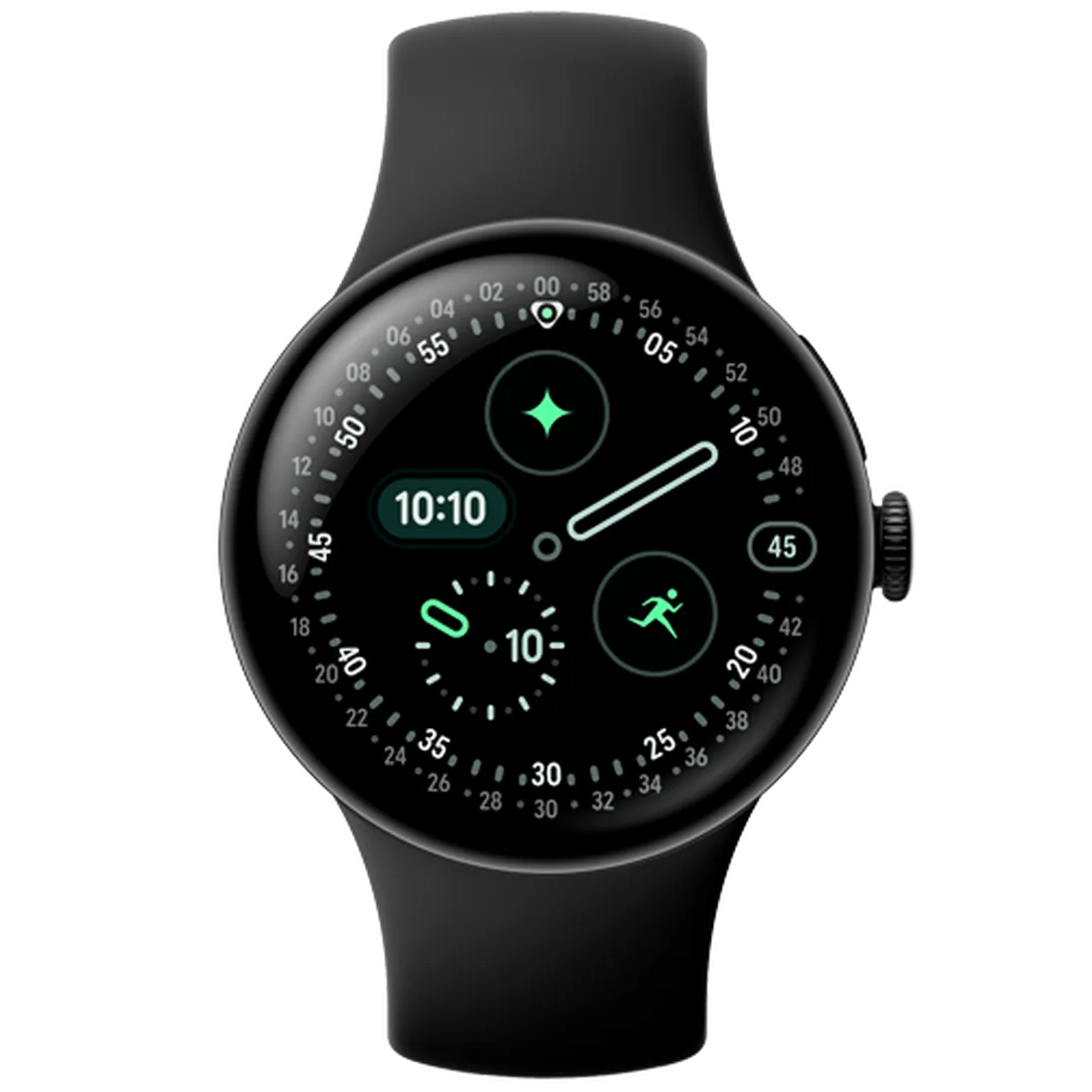 Google Google Pixel Watch 4 (Wi-Fi) Smartwatch - 41mm - Matzwart / Obsidian