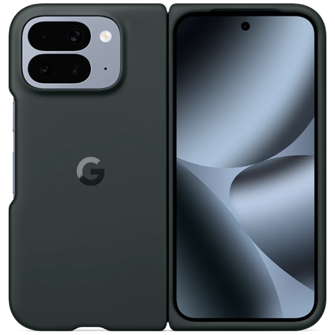 Google Google Pixel 10 Pro Fold Pixelsnap Back Cover - Obsidian Zwart