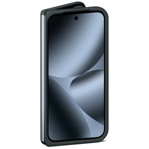 Google Google Pixel 10 Pro Fold Pixelsnap Back Cover - Obsidian Zwart