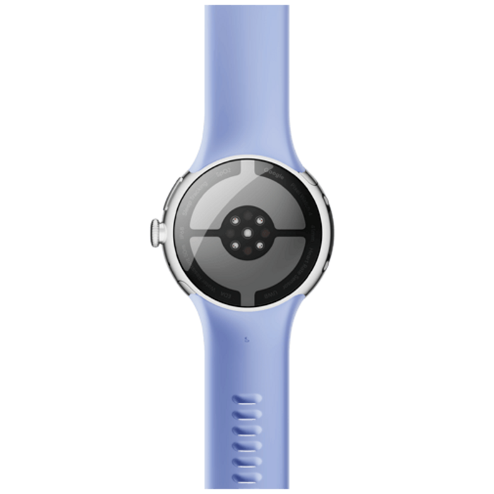Google Google Pixel Watch 4 Wi-Fi 41mm - Zilver met Paarse Sportband