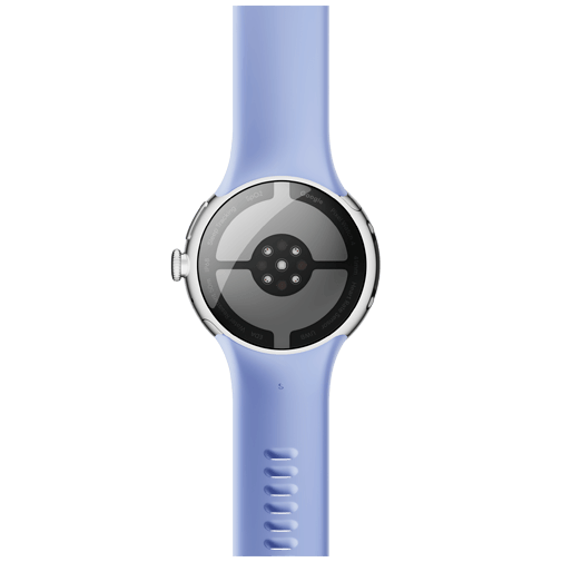 Google Google Pixel Watch 4 Wi-Fi 41mm - Zilver met Paarse Sportband, foto 6 van 6