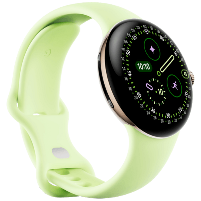 Google Google Pixel Watch 4 (Wi-Fi) Smartwatch - 41mm - Champagne Gold / Lemongrass