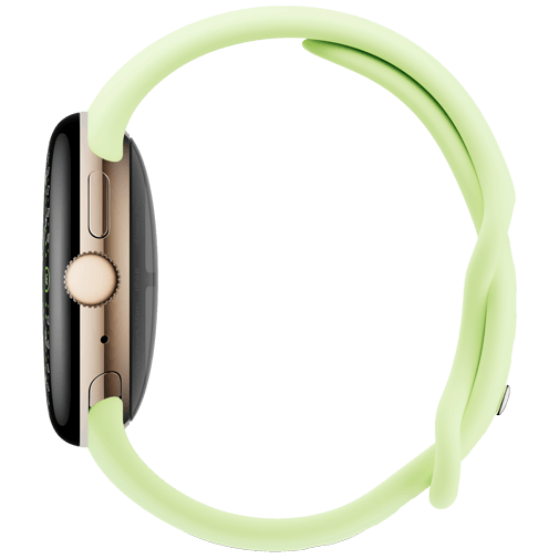 Google Google Pixel Watch 4 (Wi-Fi) Smartwatch - 41mm - Champagne Gold / Lemongrass, foto 4 van 6