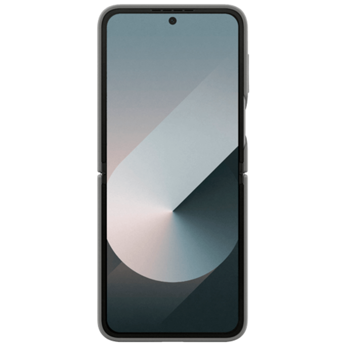 Samsung Samsung Galaxy Z Flip 6 Siliconen Hoesje met Ring - Grijs