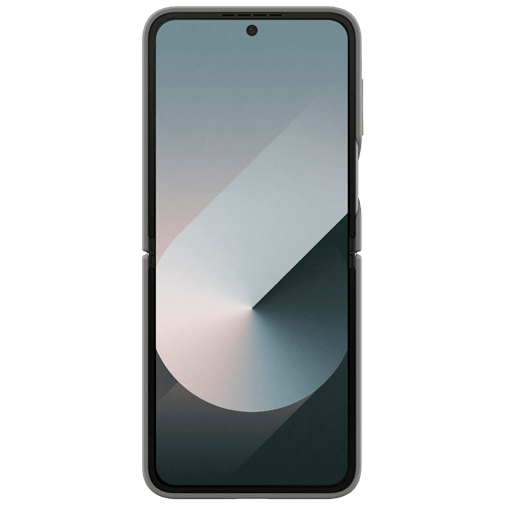 Samsung Samsung Galaxy Z Flip 6 Siliconen Hoesje met Ring - Grijs