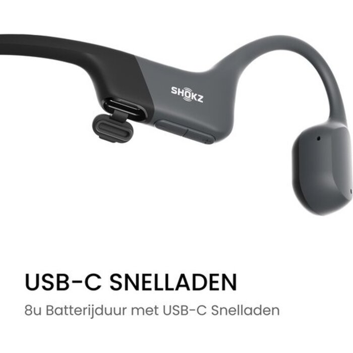 Shokz SHOKZ OpenRun Black Draadloze Bone Conduction Headset