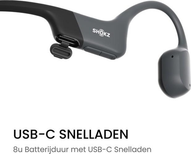 Shokz SHOKZ OpenRun Black Draadloze Bone Conduction Headset