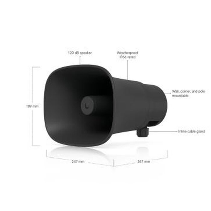 Ubiquiti Ubiquiti UniFi Protect AI Horn Speaker (Zwart) - PoE+ Luidspreker