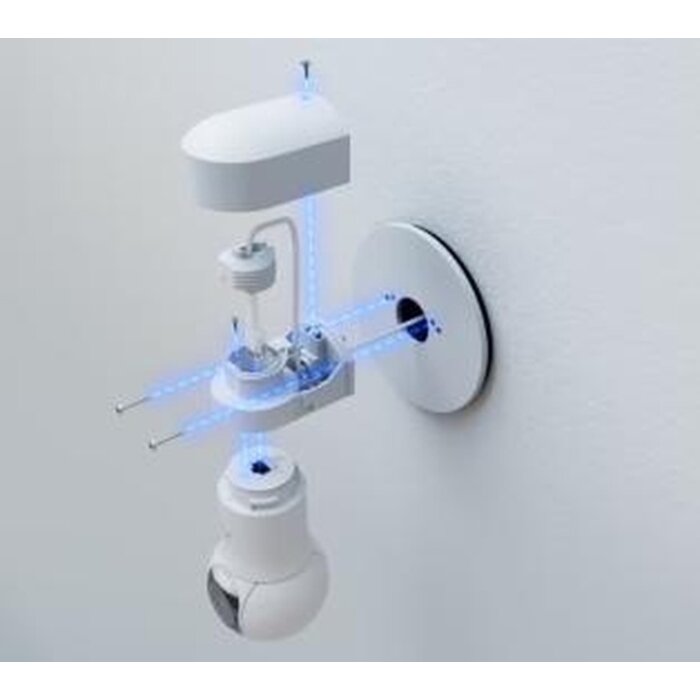 Ubiquiti Ubiquiti Gang Box Mounting Plate (Wit) - UACC-GB-PLATE-W