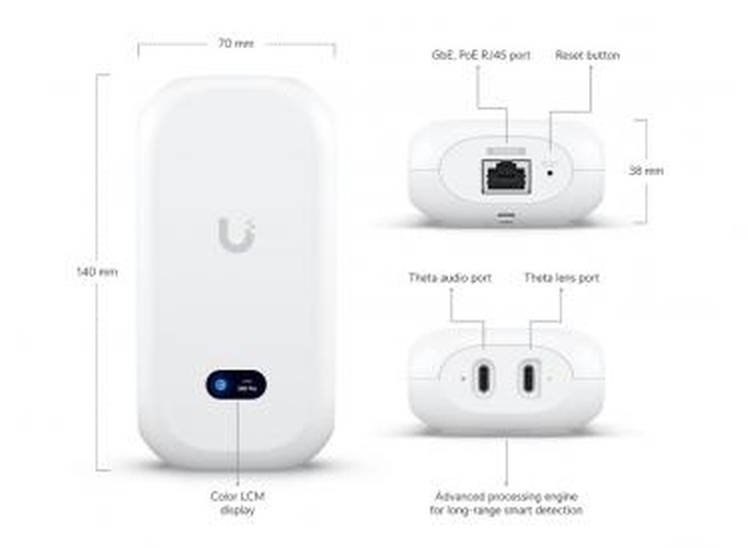 Ubiquiti Ubiquiti UniFi Protect AI Theta Pro - Discreet 360° AI Camera Systeem