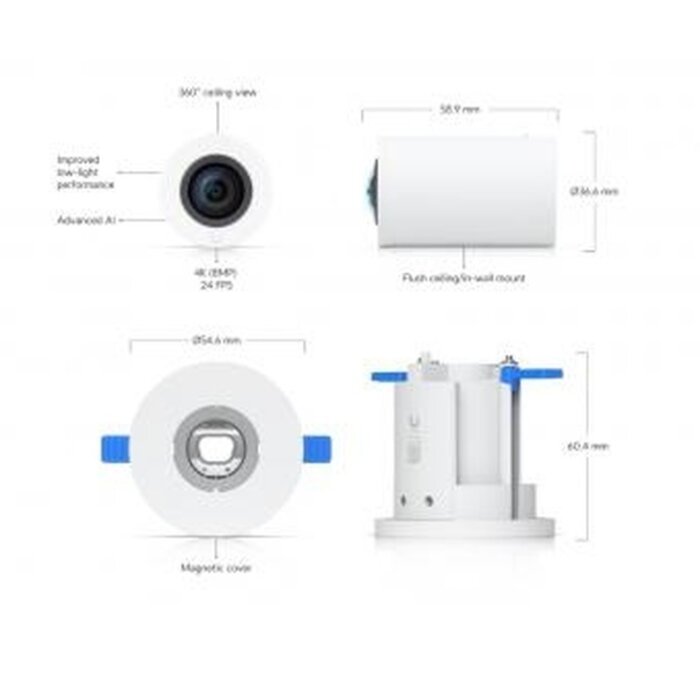 Ubiquiti Ubiquiti UniFi Protect AI Theta Pro - Discreet 360° AI Camera Systeem