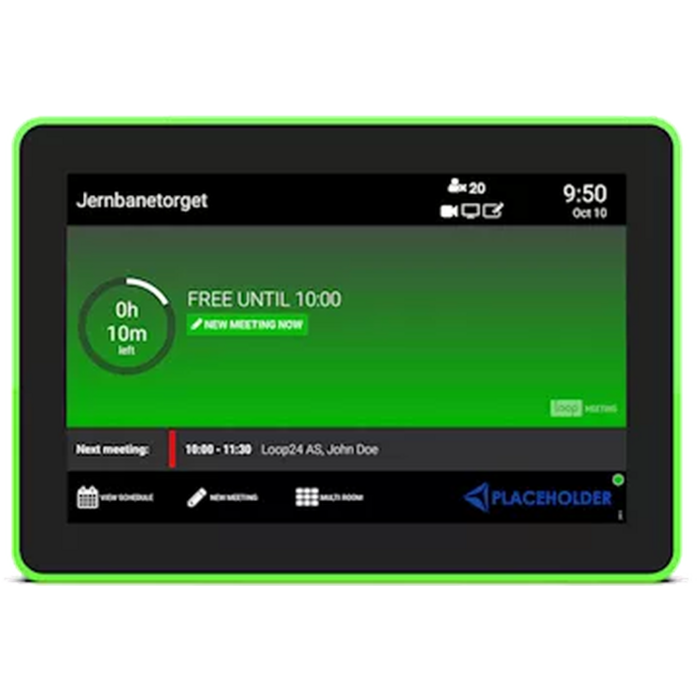 Loop24 Loop24 LoopMeeting 8" Room Booking Touchpaneel met PoE en LED