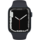 Refurbished Apple Watch Series 7 41mm RVS Zwart 4G - Sportbandje - Licht gebruikt