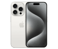 Refurbished Apple Apple iPhone 15 Pro 128GB Titanium Wit - Refurbished (Zichtbaar gebruikt)