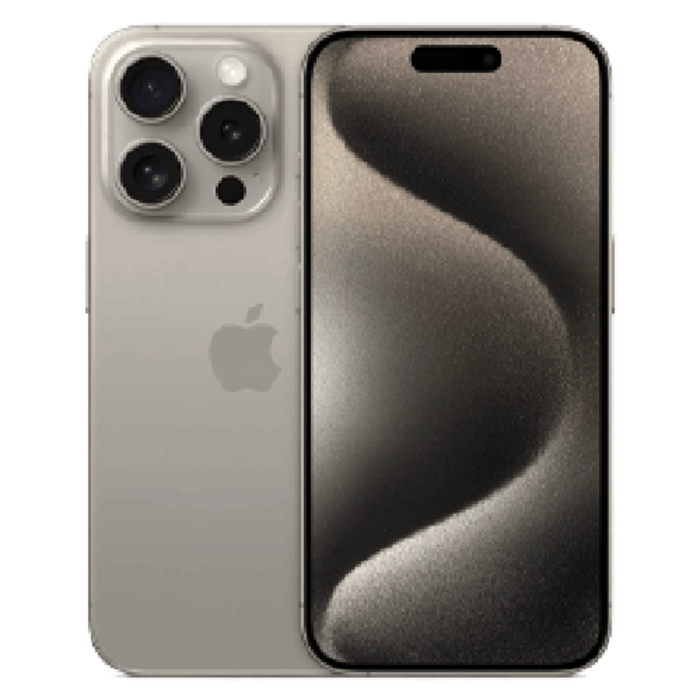 Refurbished Apple Refurbished Apple iPhone 15 Pro 256GB - Titanium Zilver (Zichtbaar gebruikt)